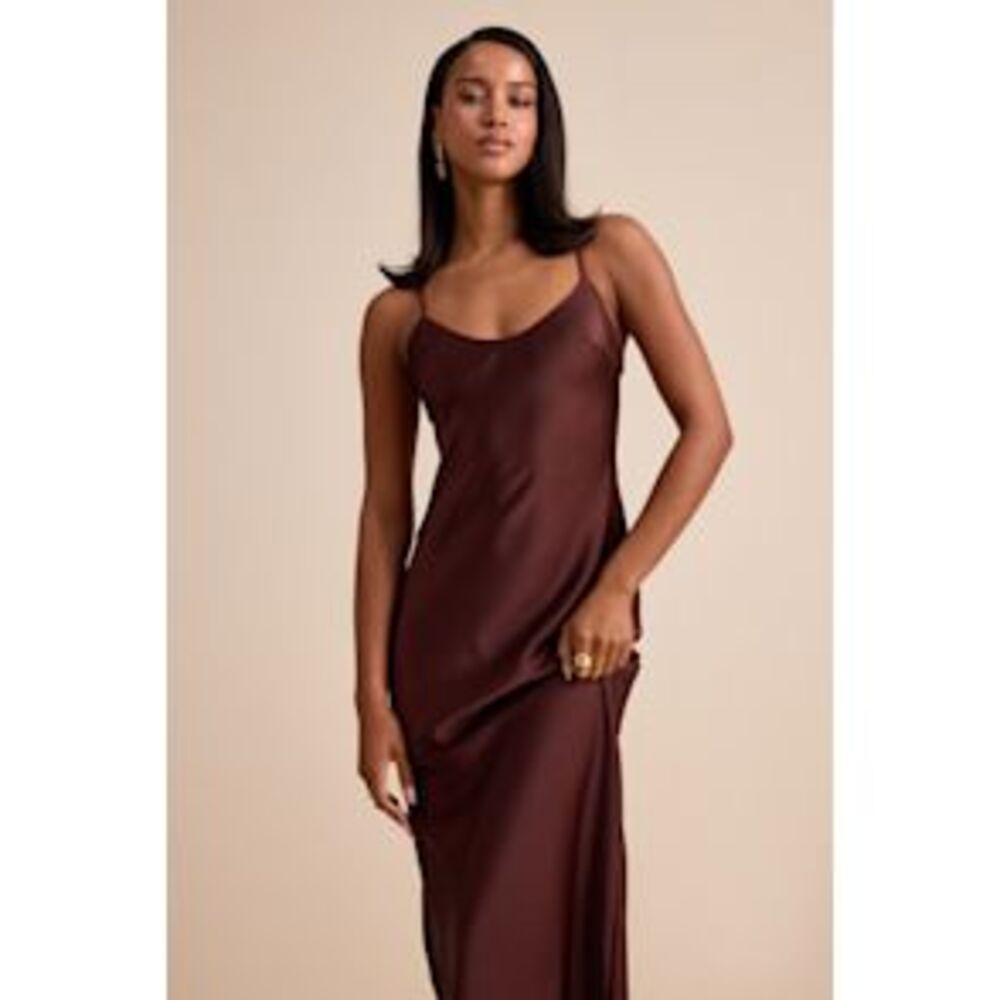 chinese dress ladies Heartloom Gardenia Midi Dress - Mocha